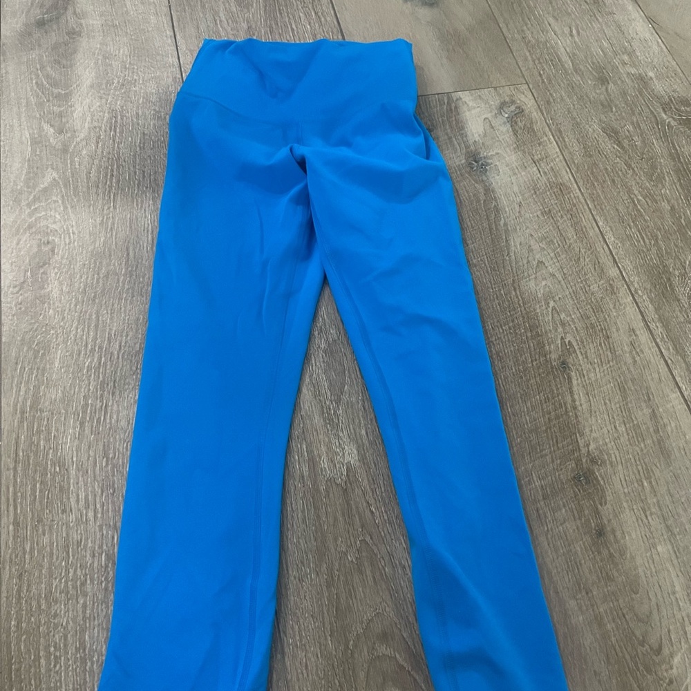 Lululemon wonder under Blue Leggings